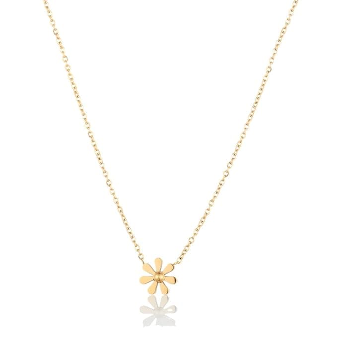 Gold Daisy Pendant Necklace by OUZEL Amazon VastraAI