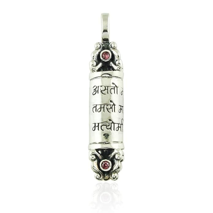 FOURSEVEN 925 Sterling Silver Pavamana Mantra Pendant Amazon VastraAI