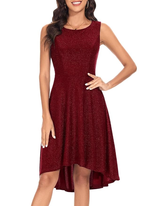 Bbonlinedress Hi-Lo Glitter Formal Dress Amazon VastraAI